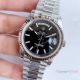 NEW Upgraded Rolex Day Date II Black Dial Ss Presidential Watch Swiss 3255 V3 Version (4)_th.jpg